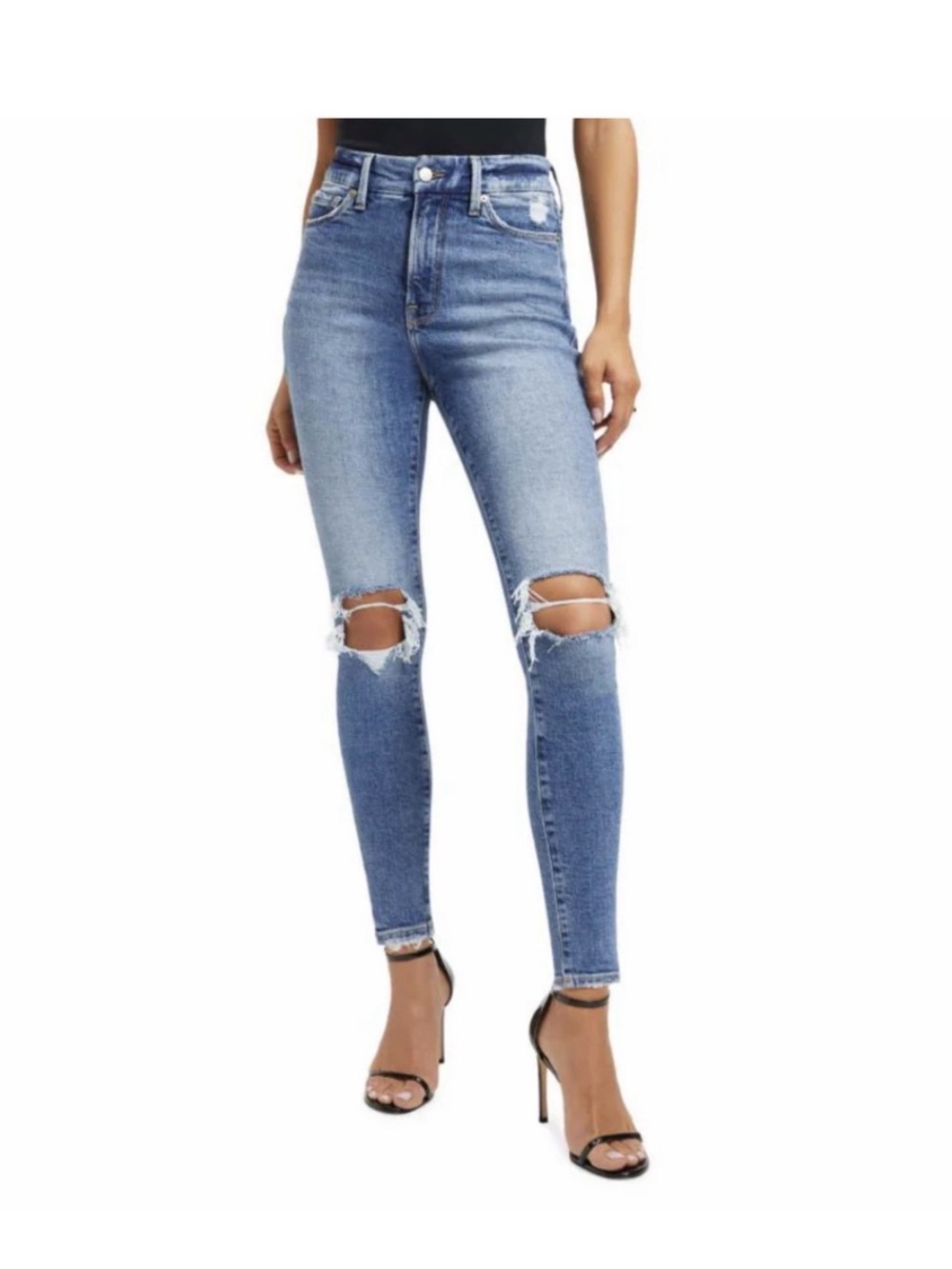 Good American High-Rise Light Blue Women's Jeans 10/30